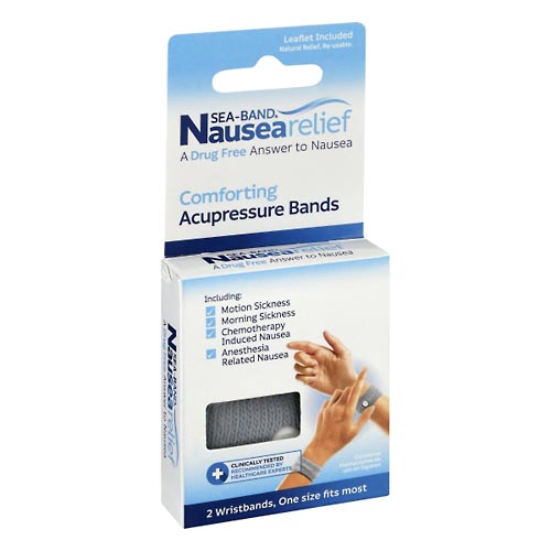 Image for Sea Band Wristbands, Acupressure, Nausea Relief,2ea from Garro's Drugs