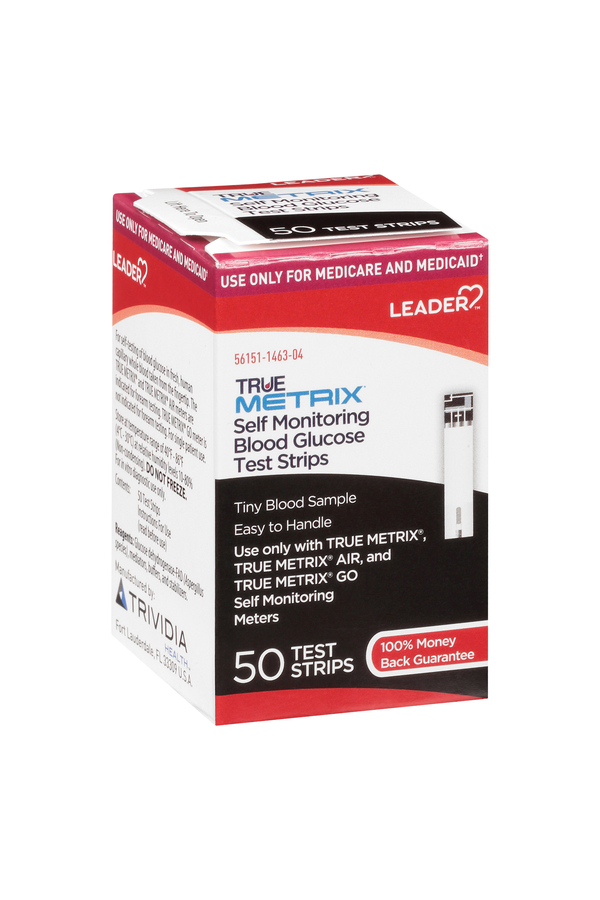Image for Leader Blood Glucose Test Strips, Self Monitoring,50ea from Garro's Drugs