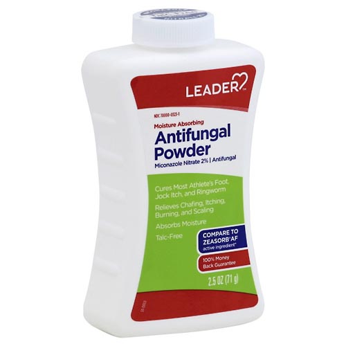 Image for Leader Antifungal Powder, Moisture Absorbing,2.5oz from Garro's Drugs
