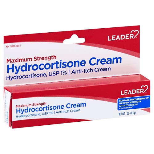 Image for Leader Hydrocortisone Cream, Maximum Strength,1oz from Garro's Drugs