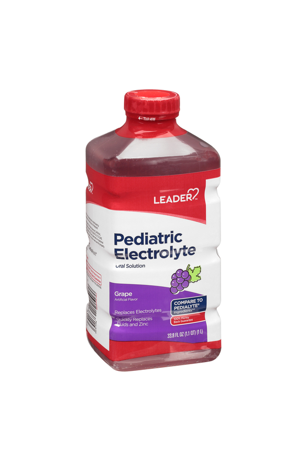 Image for Leader Pediatric Electrolyte, Grape,33.8oz from Garro's Drugs