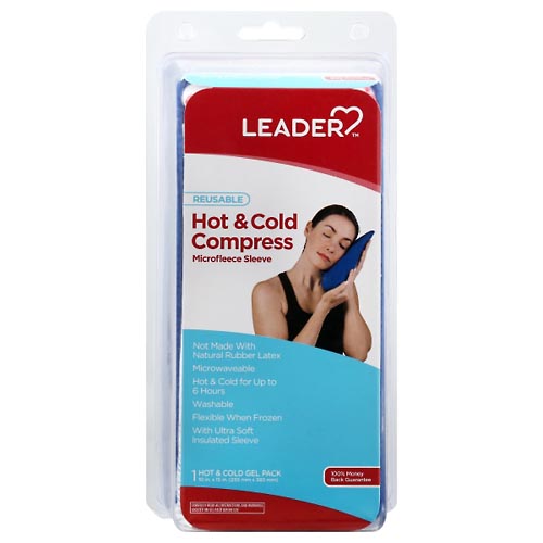 Image for Leader Hot & Cold Compress, Reusable,1ea from Garro's Drugs