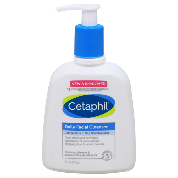 Image for Cetaphil Facial Cleanser, Daily,8fl oz from Garro's Drugs