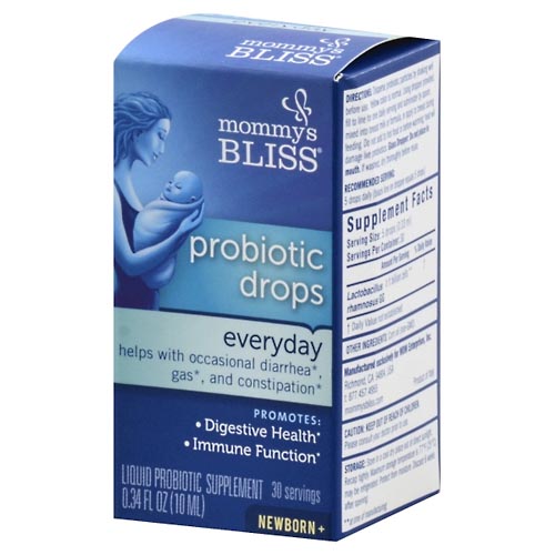 Image for Mommys Bliss Probiotic Drops, Everyday,0.34oz from Garro's Drugs