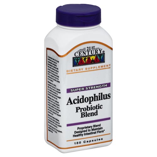 Image for 21st Century Probiotic Blend, Acidophilus, Super Strength, Capsules,150ea from Garro's Drugs