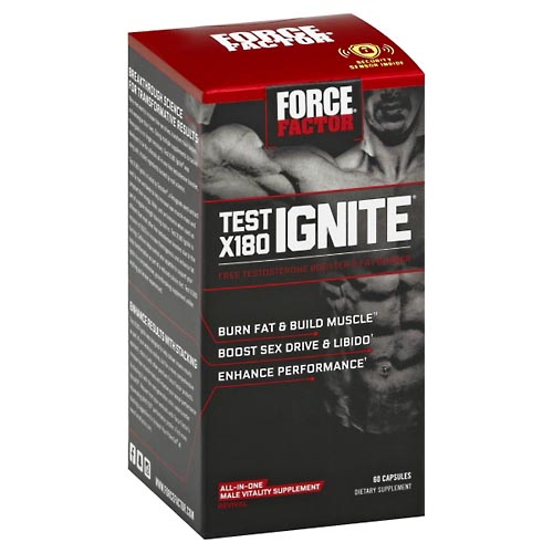 Image for Force Factor Testosterone Booster & Fat Burner, Free, Capsules,60ea from Garro's Drugs