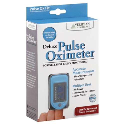 Image for Veridian Pulse Oximeter, Deluxe,1ea from Garro's Drugs