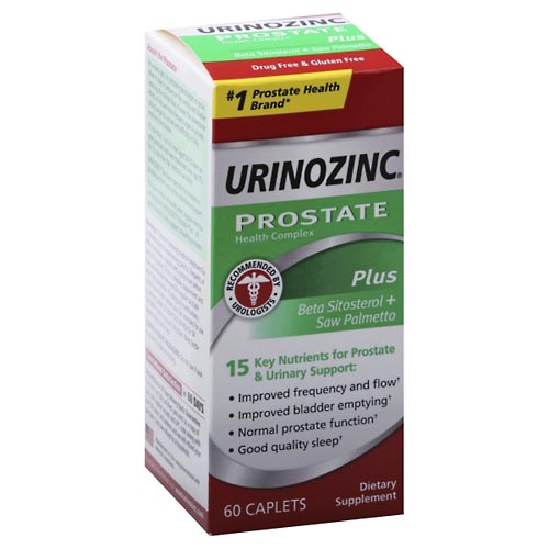Image for Urinozinc Prostate Health Complex, Plus,60ea from Garro's Drugs